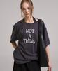 SSIN AND LEE Not A Thing Pinched T-Shirt Charcoal