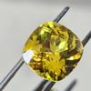 14mm Natural Ceylon Yellow Sapphire Cushion Cut Flawless Certified Gemstone