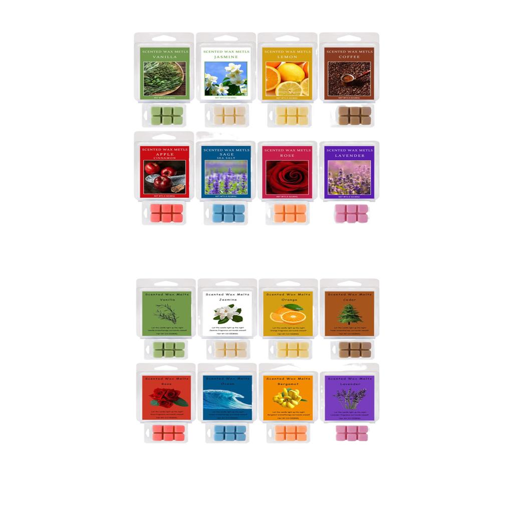 Scented Wax Melts, Strong Scented Soy Wax Cubes For, Wax Melts Wax Cubes, Lemon, Lavender, Sea , Sandalwood, Coffee