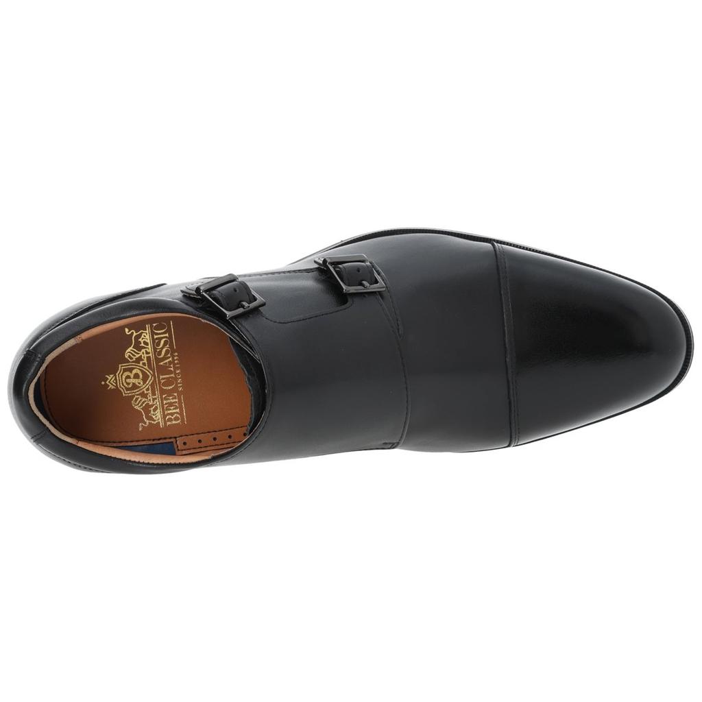 BEE CLASSIC Men's Double Monk Strap Dress Shoes CB8503 with 5cm Height Increase Insole