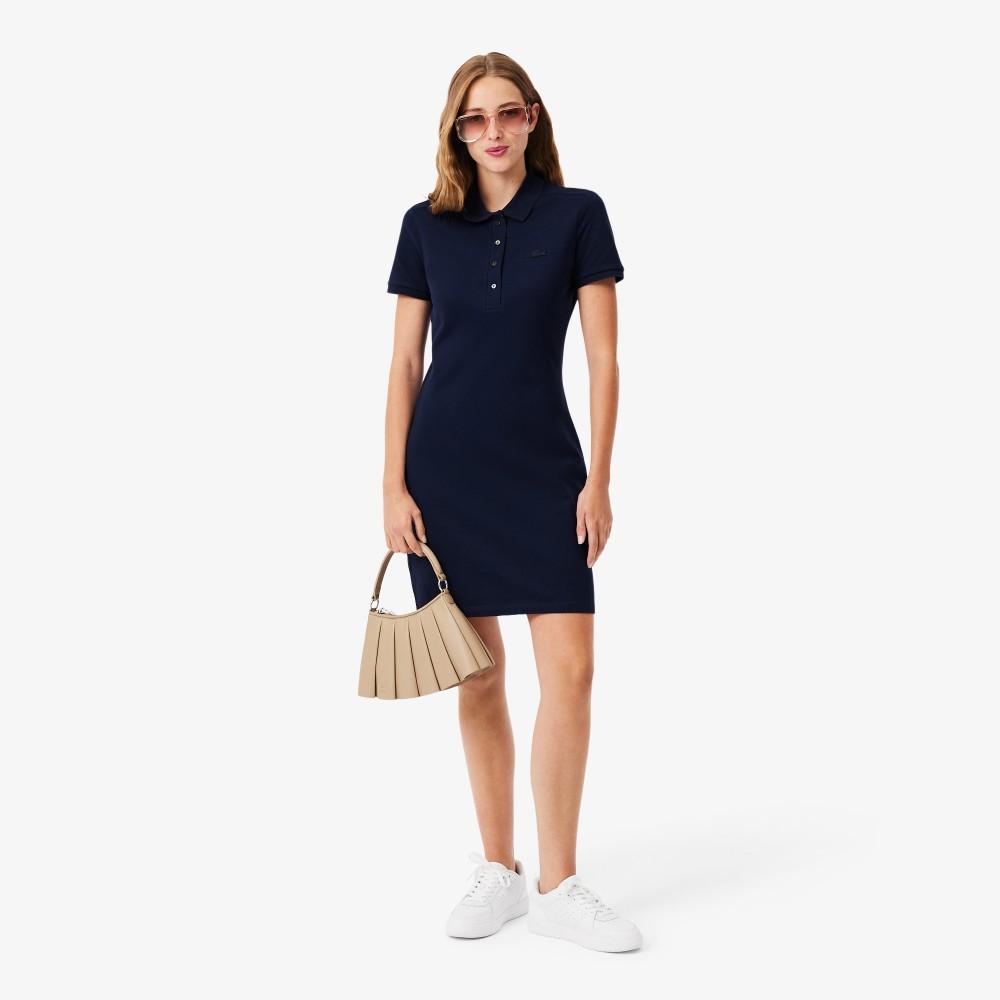 [Lacoste] Women's Slim Fit Mini Piqué Polo Dress EF5473-56G166
