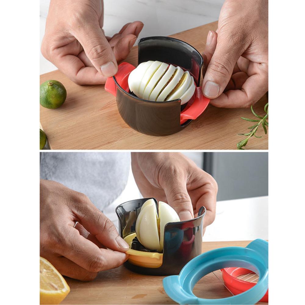 Portable Egg Tools Stainless Steel Meat Cutter 3 In 1 Egg Cutter Egg Slicer Sectioner Cutter Mold
