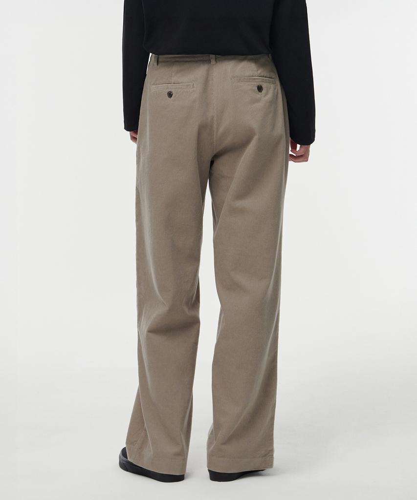 MUSINSA STANDARD WOMAN Women'S Wide Corduroy Pants [Light Beige]
