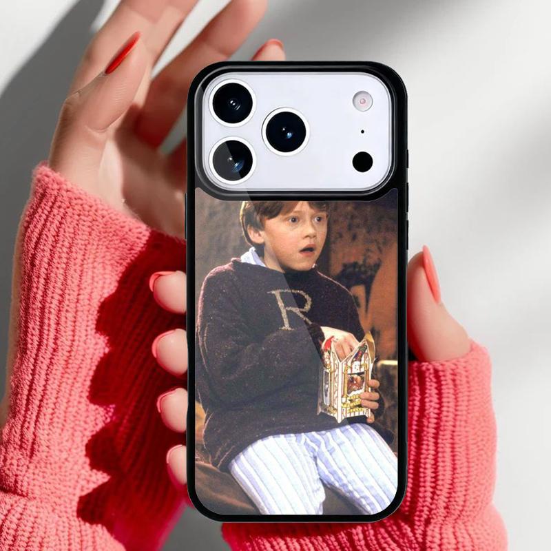 Home Alone print Phone Case for iPhone 17 16 15 14 13 Pro Max Back Cover for 12 11 Pro Coque