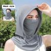 Men's & Women's Full Face Mask with Neck Coverage - Quick-Dry Breathable, Elastic Sporty Design for Cycling, Outdoor Activities & Casual Wear