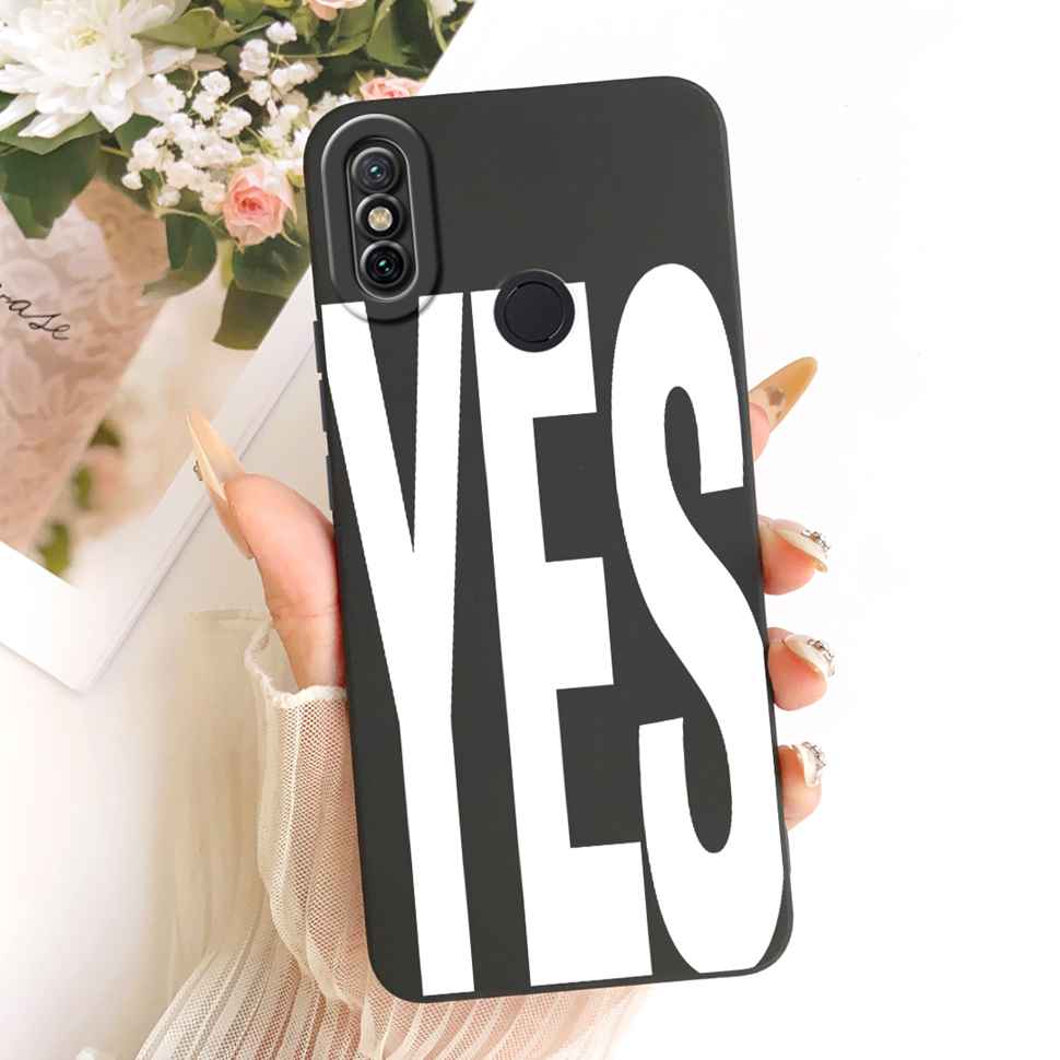 For Xiaomi Mi A2 Case Cute Cartoon Cat Flower Silicone Back Cover For Xiaomi Mi a2 MI 6X M1804D2SG M1804D2SI Phone Shell Bumper