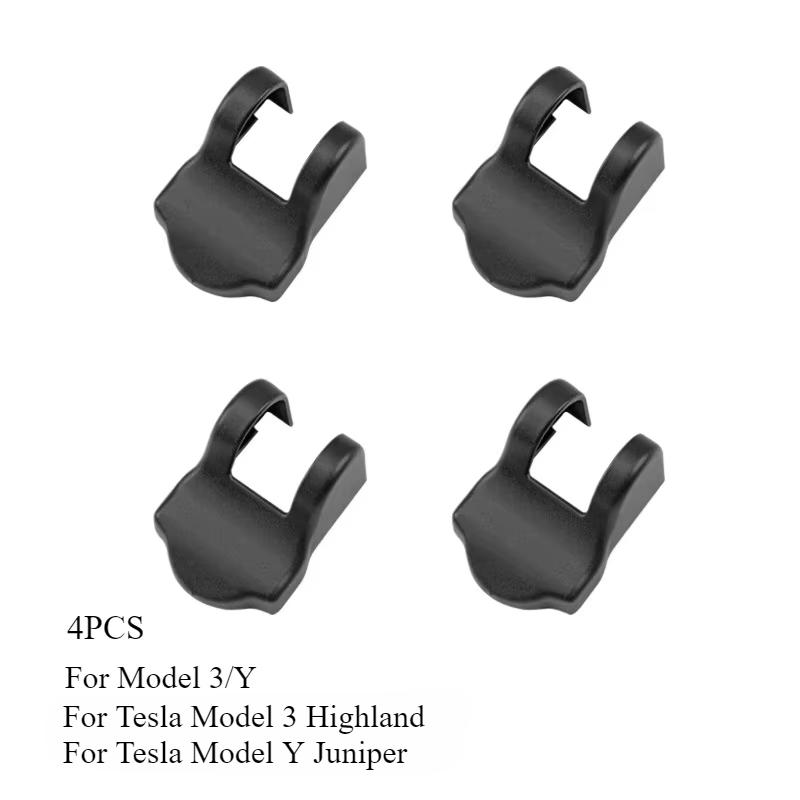 Car Door Limiter Cover for Tesla Model 3 Y Juniper 2021-2025 Cap Door Lock Latch Protection Cover Car Modification Accessories