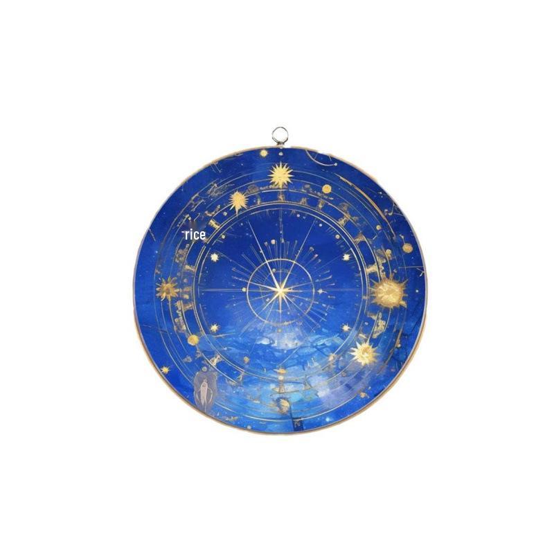 30mm Star Array Good Luck Wealth Attraction Keychain Pendant for Smooth Life & Lottery Success