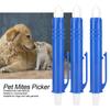 3Pcs Pet Lice Remover Flea Clip Tick Tweezers Mites Picker Tool for Dogs Cats General