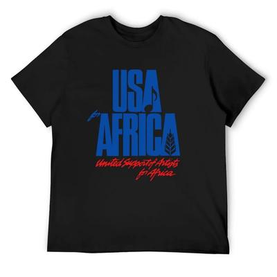 We Are the World Orginal T-Shirt Anime Tshirt Gifts for Boyfriend Man T-shirt Summer Top Men Workout Shirt