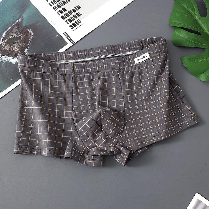 

1PC Чоловічі трусики-боксери Чоловіча нижня білизна для чоловіків боксери, дихаючі U-опуклі чоловічі труси 3XL