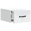 Wall Mounted Nightstand White 34.5 x 33 x 20 cm Engineered Wood
