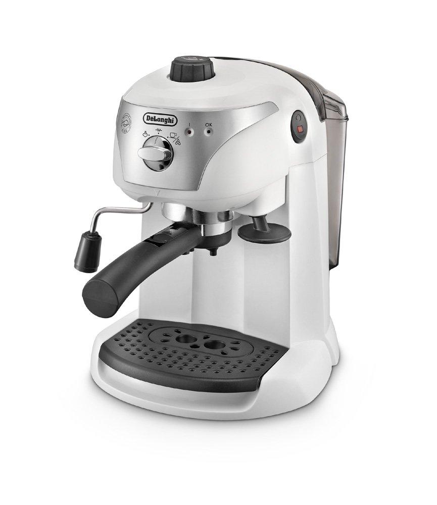

Машина для приготовления эспрессо-капучино DeLonghi EC221 белого цвета и