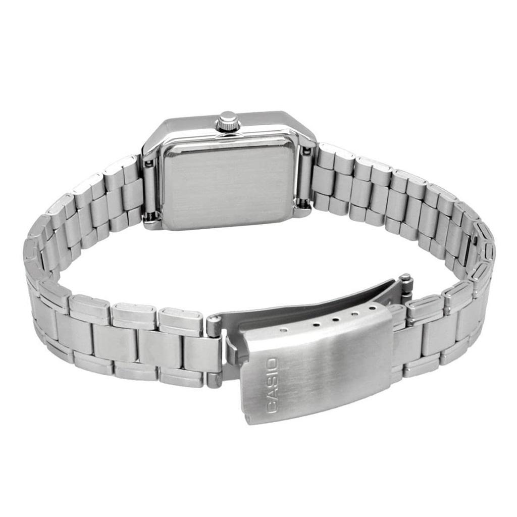 Casio Women's Quartz  Wristwatch, Silver Metal Band LTP-V007D-7E