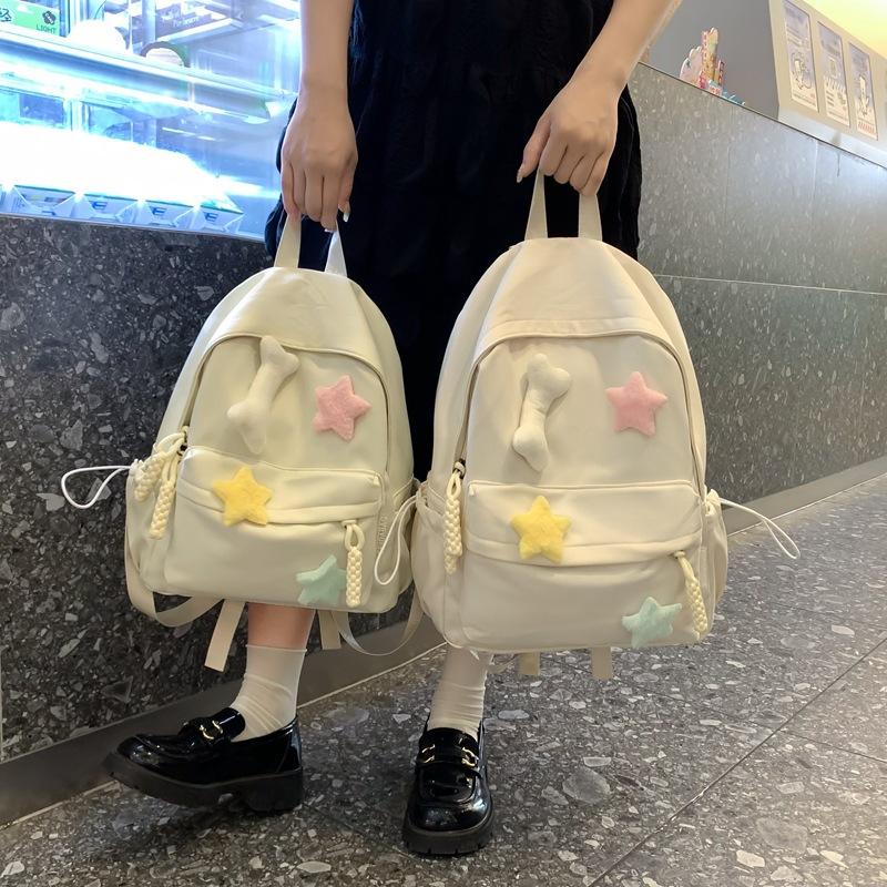 schoolbag schoolbag girls junior high school high school students simple popular backpack lightweight college style girl backpack
