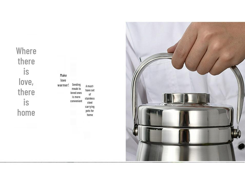 Stainless Steel Vacuum Insulated Lunch Box with Cutlery for Students and Office Workers