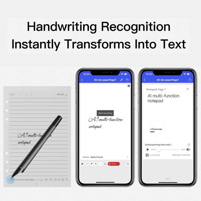 Factory Direct  Smart Writing Sync Pen Writing Tablet Set Electronic Cloud Notebook With Cloud Pen Connect App