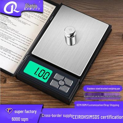 Tragbare Schmuck-Taschenwaage 500G/0,01G - Präzise Elektronische Grammwaage für Laptops