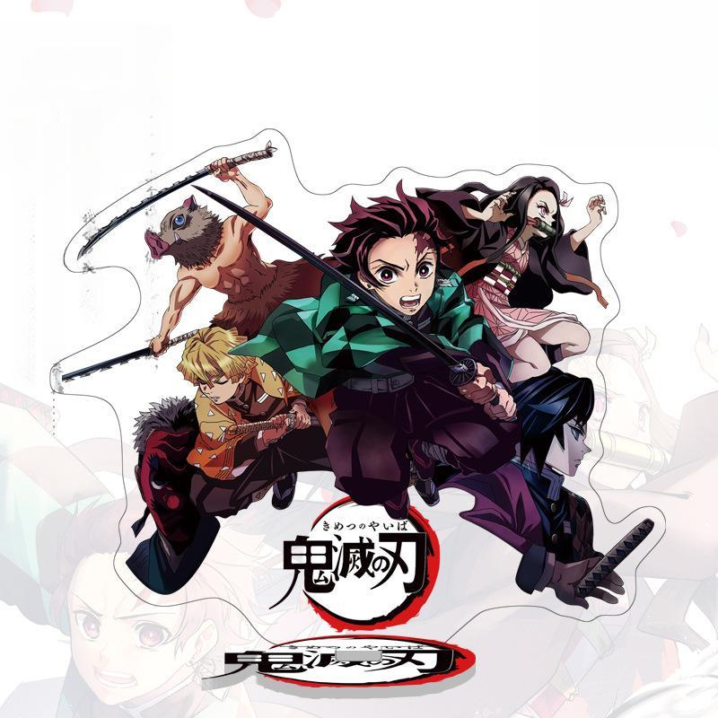 Standee de 16 cm de altura de "Demon Slayer" de Tanjiro y Nezuko - Adorno Acrílico