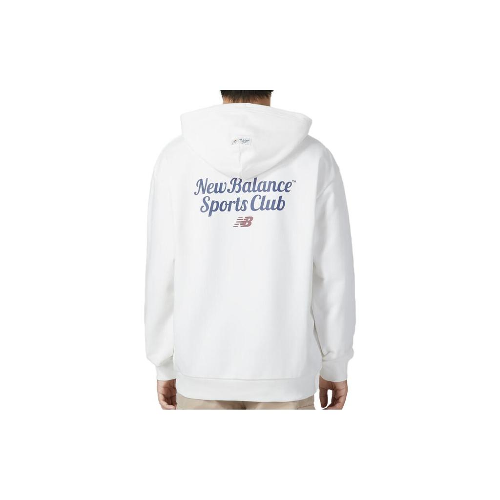 New Balance Sportswear Hoodie Asia Sizing 'White Blue' Men's 5CD38131-IV