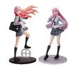 Anime Figur Zero Two Schuluniform Dress Up JK Rock Modell Spielzeug Geschenksammlung PVC Stehende Puppe