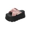 Platform Slippers Sandals Woman Bowknot Thick Sole Slippers Women Chunky Flip Flops New Summer Casual Beach Slides Zapatos Mujer