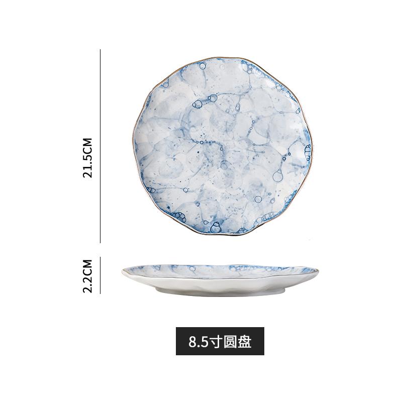 Ceramic Plate Dinner Plate Fruit Salad Bowl 2 Layer Cake Stand Tall Feet Cake Pan Display Stand Dessert Bowl Decorative Plates