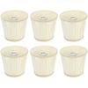 6PCS Beige Color Lamp Cover Cloth Pleated Lamp Shades Decorative Small Lamp Shade  Wall Sconces