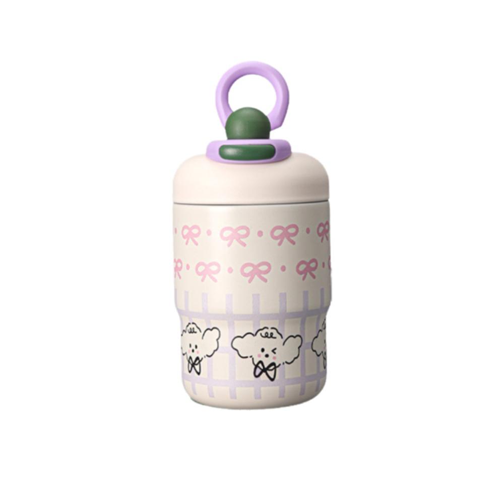 

Cartoon Insulated Cup Large Capacity Coffee Mug Fashion Water Cup фіолетовий