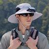 Solar Powered Fan Hat Men Women Outdoor Fishing Hiking UV Protection Breathable Quick Dry Wide Brim Sun