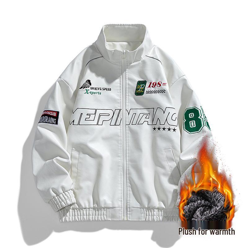 Herren Trendy PU-Leder Motorradjacke - Vielseitiges Frühjahrs- & Herbst-Oberteil