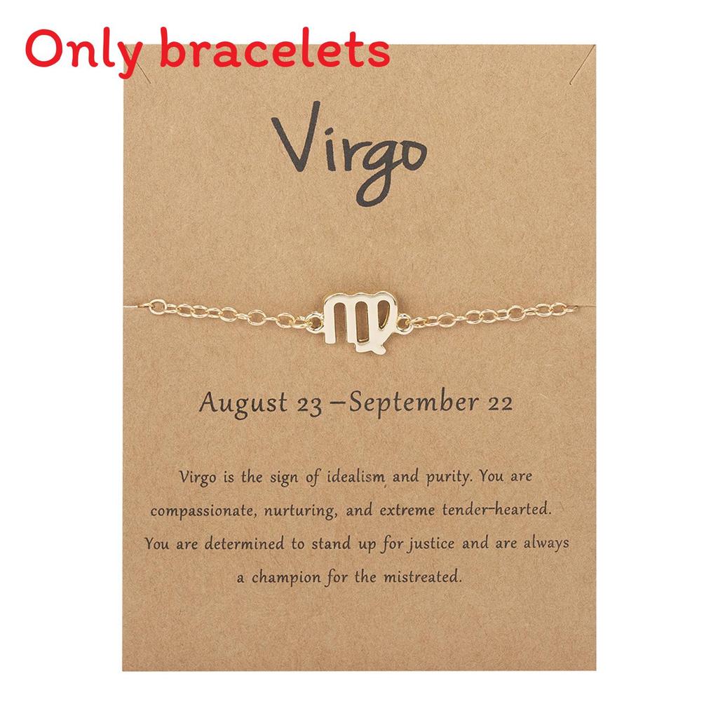 Unisex Zodiac Symbol Chain Jewelry With Alloy Material For Travel Souvenir And Personal Gift