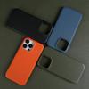 Luxury Litchi Genuine Leather Magnetic Suction Case For Iphone 17 16 15 14 13 Pro Max Air Full Protection Shockproof Back Cover