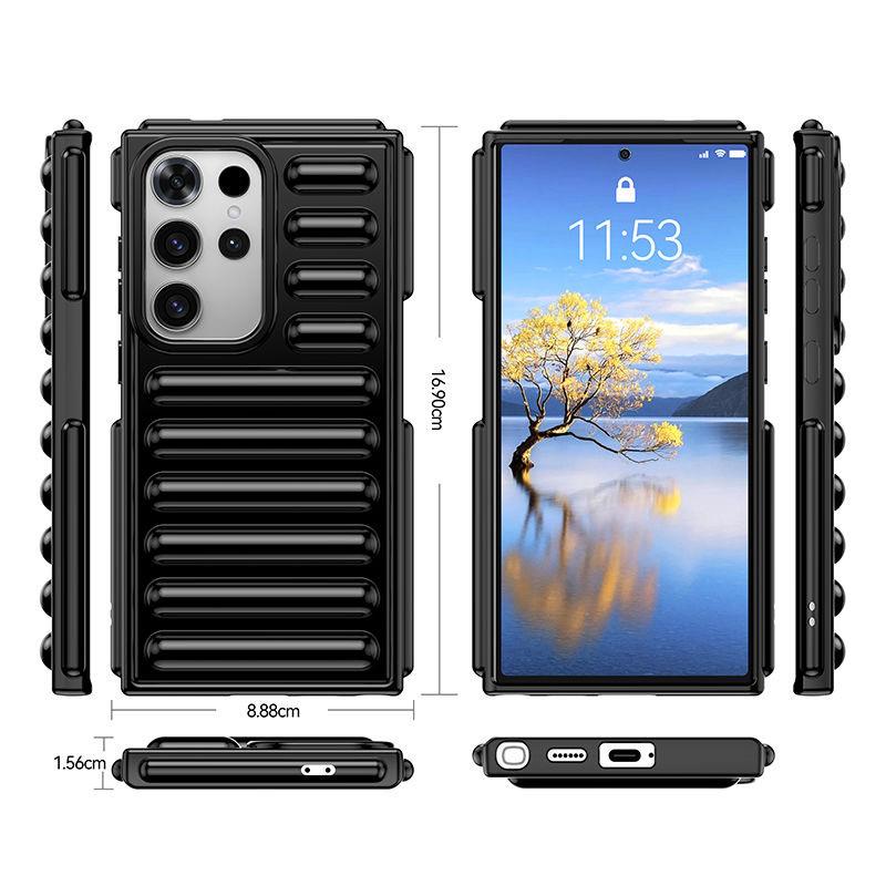 Applicable To Samsung S25 Ultra Mobile Phone Case Capsule Anti Fall Tpu Soft A16A06 Protective Case S23 S24U New Model