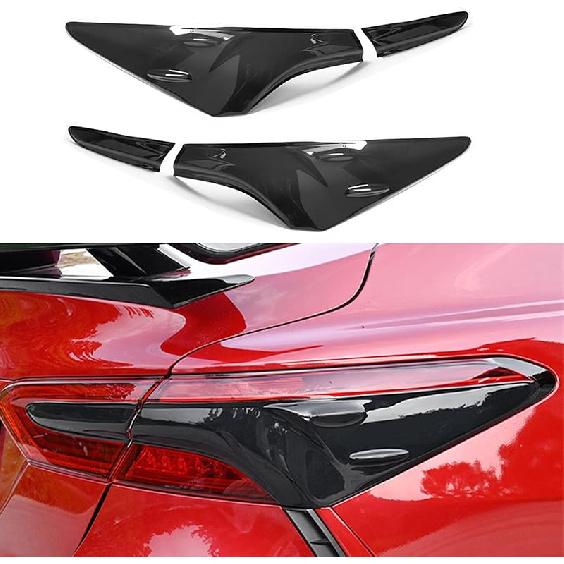 Carbon Fiber Headlight Eyebrow Eyelid Cover Trim Decoration Sticker For Toyota Camry 2024      2018 Accessories
