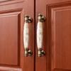 Marble Vein Ceramic Cabinet Knobs Antique Crack Door Knobs Vintage Wardrobe Handles  Cabinet Doors
