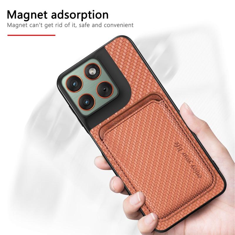 Luxury Skin-friendly Braid Leather Case For Moto Edge 70Ultra 70 Fusion X70 Air Pro Motorola Signature Magnetic Card Wallt Cover