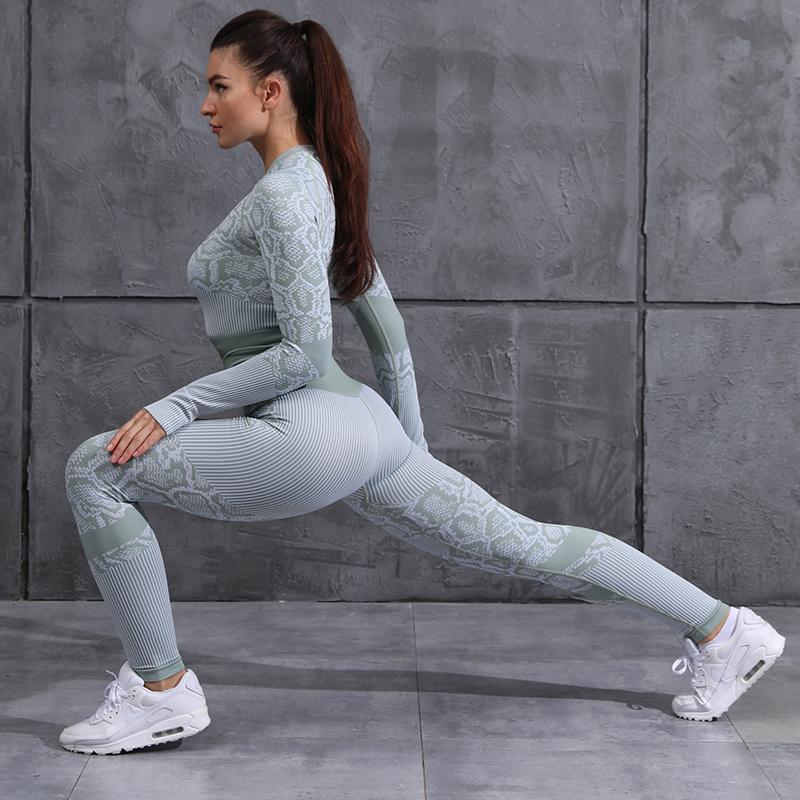 Buy 2 Piece Serpentine Yoga Sets Women 