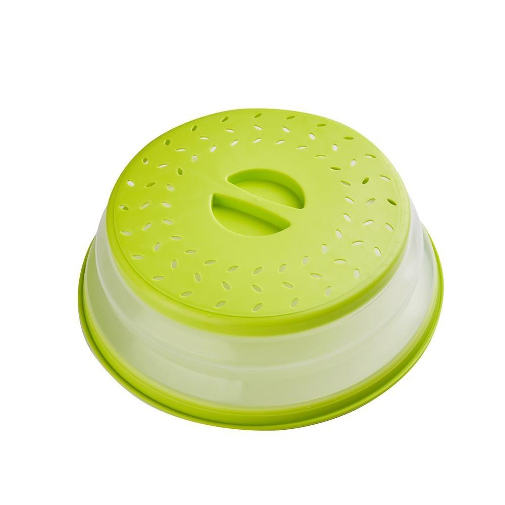 1PC 200℃ Collapsible Microwave Splash Guard Round Ventilated Collapsible Microwave Food Cover