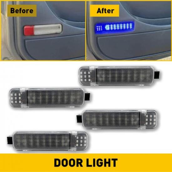4PCS LED Door Courtesy Light For Chevy Silverado Suburban Tahoe GMC Sierra Yukon