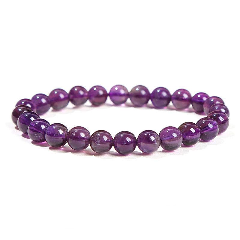 Natural Crystal Agate & Tiger Eye Stone Bracelet - Fashionable Round Beads for Men & Women