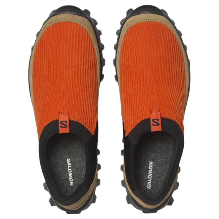 Salomon Snowclog Corduroy Comfortable Soft Breathable Casual Shoes Unisex Casual Shoes Orange Brown 477946