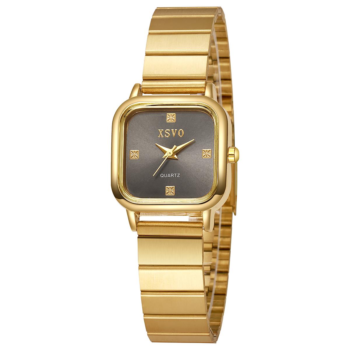 

Fashion simple ladies quartz watch, alloy material, suitable for Halloween, Christmas gift чорний