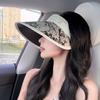 Water Ink Ink Wash Summer Sun Hat With Adjustable Fit For Face Face Small And Sunshade