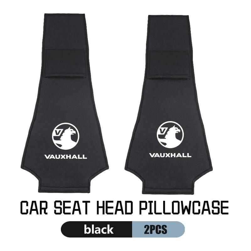 Car Logo Headrest Cover Seat Head Pillow Neck Headrest Stying For Vauxhall Corsa Astra Mokka Grandland Crossland Combo Life