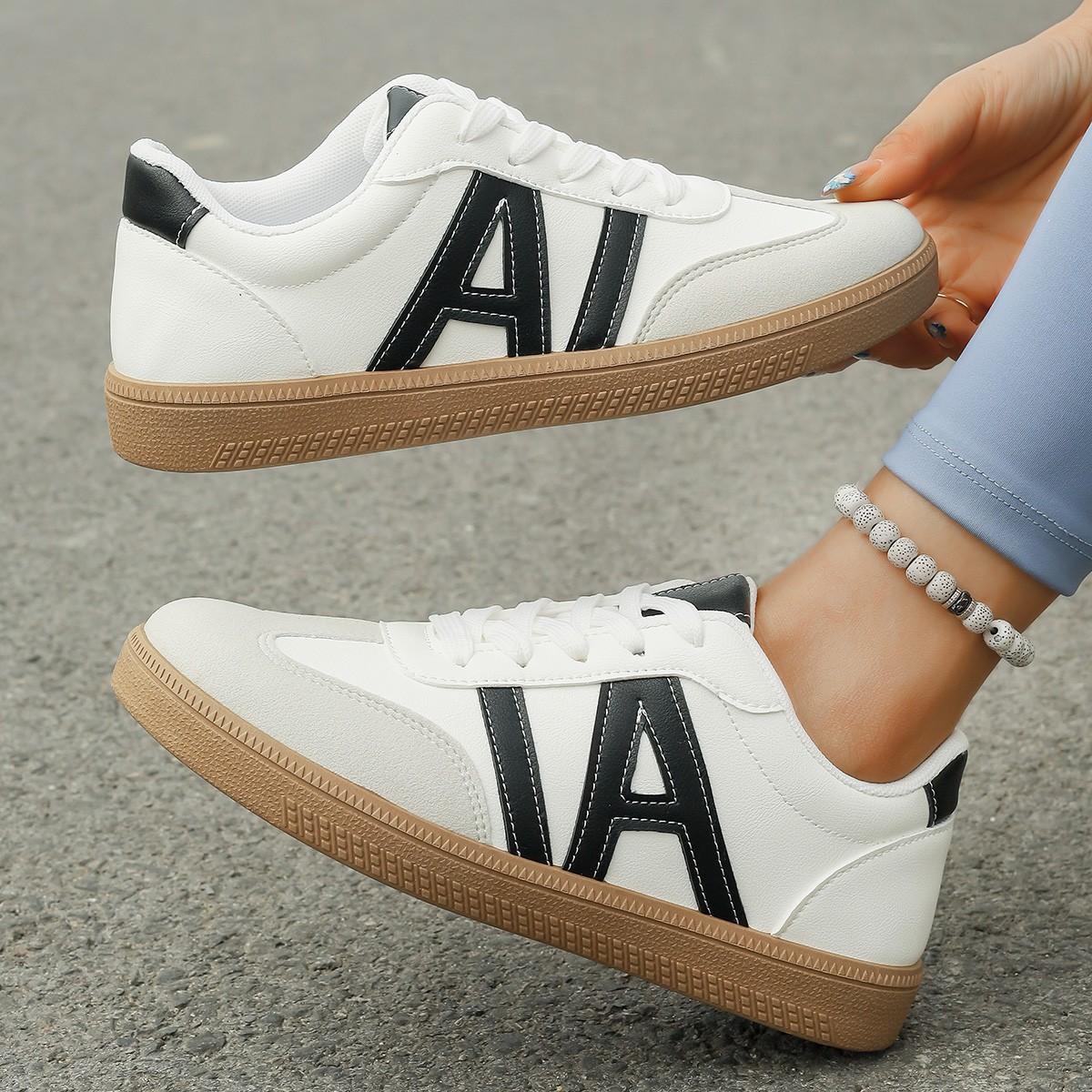 

Весна и осень Большие размеры Немецкие кроссовки женские 2025 Новая мода Спорт Досуг Удобные Универсальные Удобные Кроссовки Для Женщин 36 чёрный