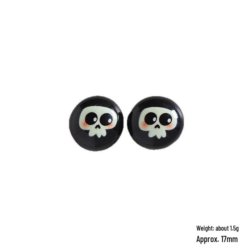 Halloween Resin Ghost & Pumpkin DIY Ornaments: Black Cat, Stickers, Hair & Phone Accessories