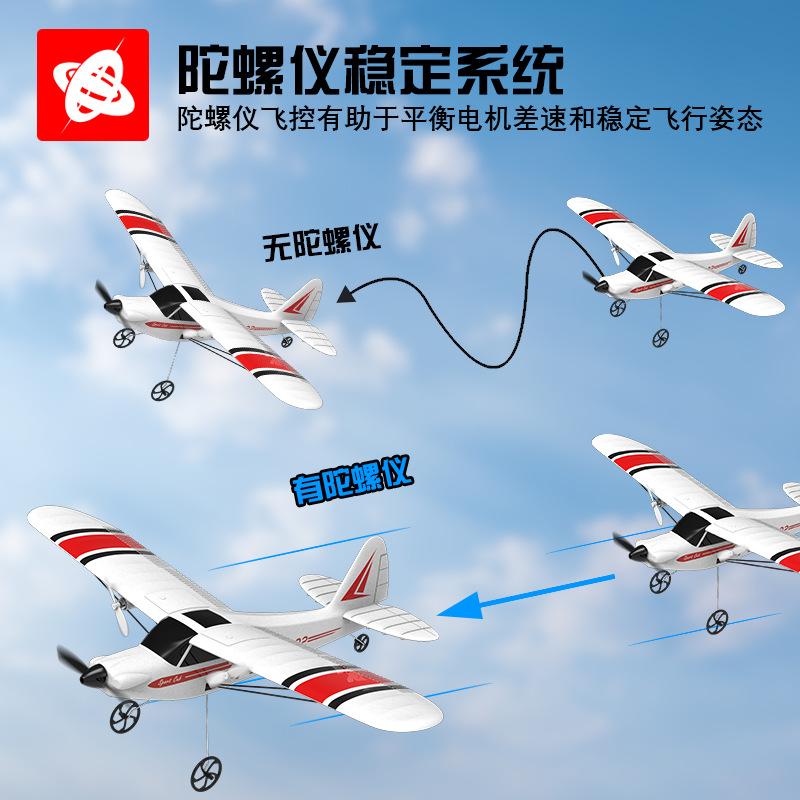 Remote Control Aircraft Cessna Two-channel Fixed-wing Fighter Trainer Toy Remote Control Aircraft