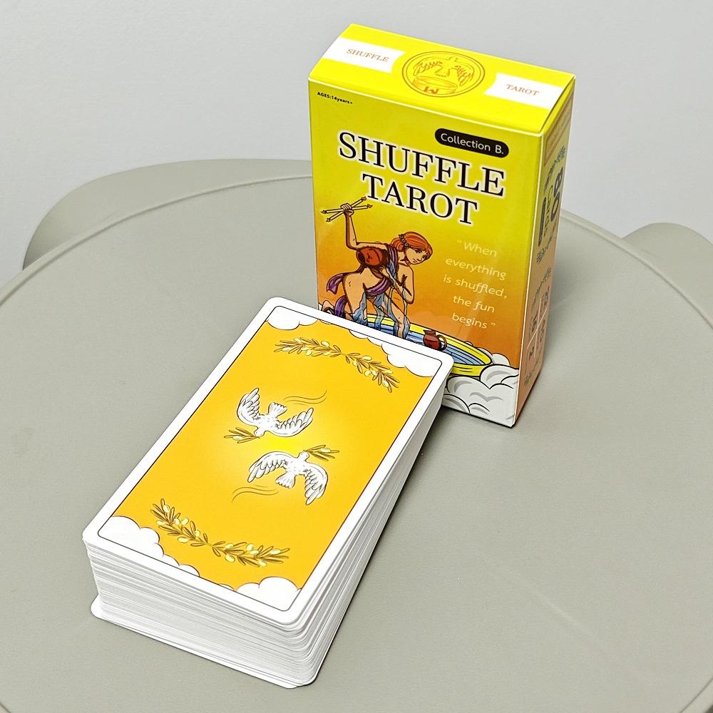 10.3*6cm Shuffle Tarot Collection B Shuffled World of RWS Tarot Deck 80 Pcs Cards A Creative Way of Telling A Story