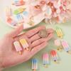 10/20/40 Pieces of 7-color Ice Cream Pendant, Rainbow Resin Popsicle Pendant, DIY Earrings, Keychains, Necklaces, Bracelets, Jewelry Making